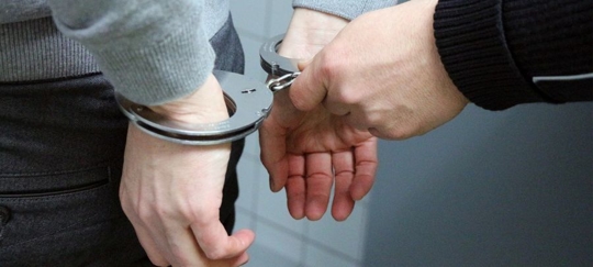 person being handcuffed